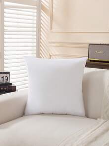 1个/2个白色枕芯，靠垫芯，无纺布欧式靠垫芯，方形沙发靠背垫芯，适用于客厅沙发、卧室床头板装饰、汽车座椅和圣诞装饰。 - 白色 - 查看 10