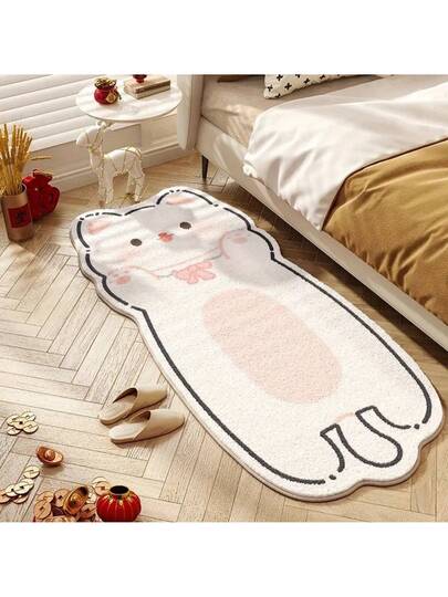 2025 Room Bedroom Imitation Cashmere Bedside Vloerkleed ative Tapijt Ho hold Stain Resistant Dustproof Vloer Mat view 3