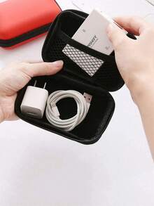 1 Stück individuell anpassbare tragbare Mini Aufbewahrungstasche, Handy Ladekabel Organizer Tasche, Reißverschluss Geldbörse, USB Ladegerät Kopfhörer Organizer, tragbare Festplatte Kopfhörer Tasche USB Ladegerät Kopfhörer Organizer, tragbare Festplatte Kopfhörer Tasche Powerbank Reise Tragbares Ladegerät Ladegerät Tasche Schule Uni Kopfhörer Tasche Kabel Tasche Elektronik Tasche Powerbank Ladegerät - Verschiedenfarbig - Übersicht 6