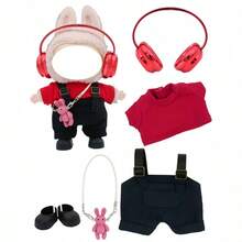 Doll Clothes For LABUBU Outfit Set (Doll Not Included), Suitable For 17cm Doll Clothes/Accessories, Doll Collection Clothing, 17cm Doll Bags And Accessories, Rag Doll Clothes - Multicolor - View 7