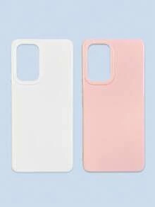 Bộ 2 ốp lưng điện thoại tối giản màu trơn, hồng và trắng, tương thích với iPhone 16, 16 Pro Max, 16 Pro, 16 Plus và các dòng điện thoại Galaxy. - Nhiều màu - Xem 11
