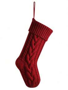 1pc Personalized 2025 Embroidered Christmas Stockings, Knitted Family Stockings, Personalized Christmas Stockings With Names, Holiday Stockings, Christmas Family Gifts - Multicolor - View 15