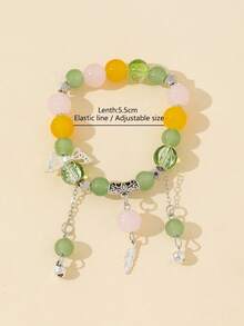 2D Anime OC Character Impression Bracelet Accessory