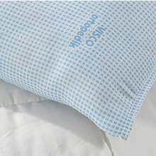 Gối Visco MADE IN TURKEY – 50x70 Cm – Lõi xốp nhớ vụn – Vỏ cotton – 1000g – Gối hỗ trợ cổ và lưng - Màu xanh lam - Xem 4