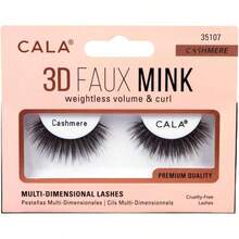 CALA - "3D Faux Mink" pestañas postizas ultraligeras y multidimensionales (1 par, LUXURY) - Cachemira - Ver 3