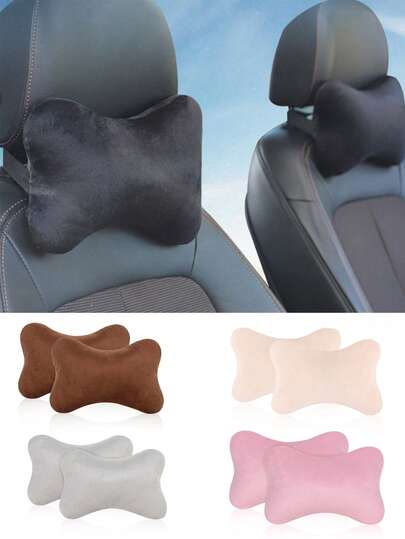 1 pezzo/2 pezzi Poggiatesta per auto, cuscini, protezioni per il collo, cuscini per il collo per auto, accessori per interni auto, cuscino per auto, cuscino per sedile auto