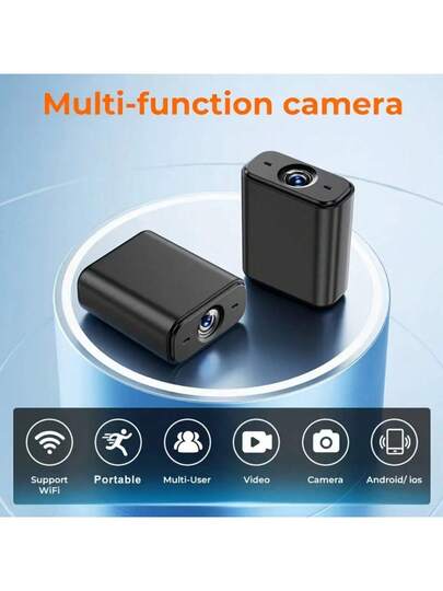 1pc Mini Wireless Slimme Camera, Home Security Camera WiFi, Motion Detection, Not Waterproof, Can View Real Time Via Remote App Monitor, Nanny Cam, Indoor Surveillance Outdoor view 5
