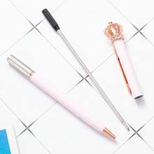 Crown Pen, Crown Ballpoint Pen, Crown Shaped Cartoon Pen, Suitable For Schools, Offices, Signatures, Stationery, Pens, Gifts, Christmas Gifts, Christmas, Etc,