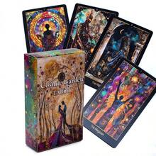 Cosmic Garden Tarot Deck 78 Cards Fortune Telling Game Card Divination Fate Party Family Board Game