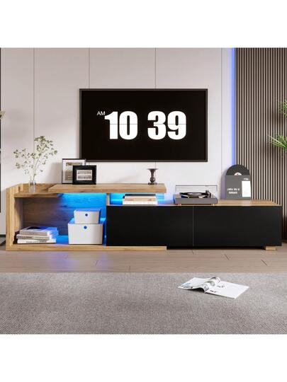 Sairedel Modular TV St Movable Module LED Lighting, Flexible In Extends To 2m Maximum Space Flexibility Storage