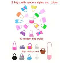 32pcs Fashion Doll Clothes And Accessories Toy Set, Fit For 11.5 Inch Dolls - Includes Dresses, Shoes, Crowns And Wands (Styles Random), Christmas Gift