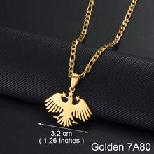 1pc Unisex Flag Pendant Necklace, New Eagle Jewelry Design - Multicolor - View 16