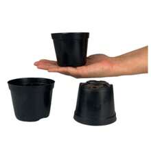 Decorative Plant + Black Plastic Vase Plus 4 Artificial Ivy Leaves Pendants - màu xanh lá - Xem 8