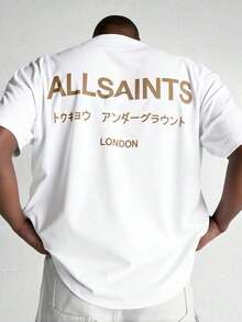 Men's T-Shirt Graphic Letrar All Saints Academia Street - 白色 - 查看 2