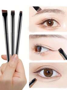 3PCS Angled Brow Brush Set For Precise Brow Shaping,Brush Set,Makeup Brush Kit,Make Up Brush Set,Make Up Set Complete,Makeup Brush Set,Complete Makeup Kit,Brush Kit,Brushes Makeup Set,Makeup Gift Set - White - View 11