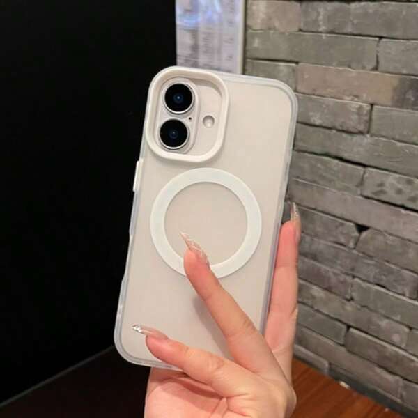 DECOPHONE Funda de teléfono con carga inalámbrica magnética de color caramelo y alta calidad, compatible con VIVO, OnePlus, Realme, Redmi, Poco, Honor, OPPO. Admite carga inalámbrica magnética con un acabado mate premium y una cubierta protectora de carga magnética integrada.