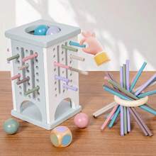 Children's Wooden Stick Balance Game Stick Kindergarten Concentration Training Board Game Logical Thinking Puzzle Interactive Toy Concentration Balance Wooden Stick Training Children's Puzzle Parent-Child Toy Party Desktop Interaction Wooden Toy Gift - Multicolor - View 9