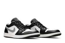 Nike Air Jordan 1 Low 'Black Medium Grey' (Unisex) Black/Medium Grey/White 553558-040 Autumn New - 黑色 - 查看 8
