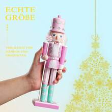 25 cm kreative pinke Zuckerwaren-Serie Nussknacker Weihnachtsfeier Tischdekoration feines Geschenk