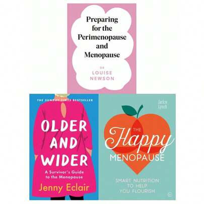 Older And Wider, The Happy Menopause & Preparing For The Perimenopause And Menopause 3 Books Collection Set