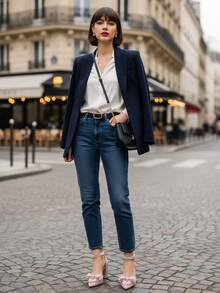 2025春夏新款尖头高跟鞋，蝴蝶结透明仙女带法式凉鞋，镶钻，优雅，女士高跟鞋，优雅，派对装扮，婚礼装扮 - 粉色 - 查看 3