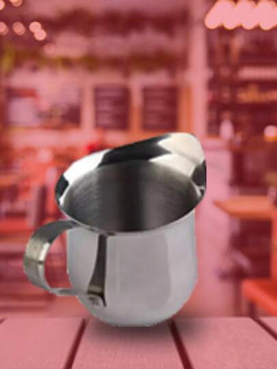 Set de 2 Jarras De 3 Oz De Acero Inoxidable Para Cafe, Cafetería Color Plateado