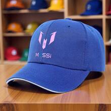 1pc For Smoothie Making Classes And Casual Looks Quiet Sandwich Baseball Cap With Messi 10 Print Trucker Hat Fishing Hat Golf Hat Perfect For Men And Women Alike 10 Vibrant Color Options All Season Wear - trắng - Xem 6
