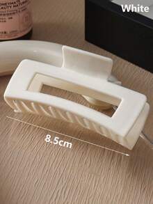 Soft Silicone Hair Claw, High-End Anti-Drop Unbreakable Hair Clip, Square Hair Soft Claw Clips For Women, Flexible Claw Clip For Thick Hair, Lightweight Large Cozy Clip Special Soft Hairpins, Suitable For Various Occasions, 2025 New Design Hair Accessories Women Claw Clip Fall Fashion Hair Claw Autumn Hair Clutch Elegant Clips For Hair Winter For Vacation Outfits Woman