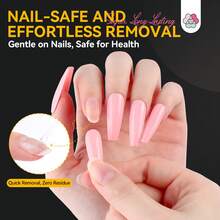 SAVILAND Pro Nail Adhesive Tabs 600 PCS : 30 Days Long Lasting Press On Nail Sticky Tabs 15 Sizes 0.3mm Ultra-Thin Waterproof For Shower Strong Nail Glue Sticker For Press Ons 20 Sheets Home DIY Use - 無色 - 查看 5