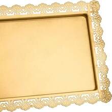 Suwimut 10 Pieces Gold Cake Stand Set Metal Round Cupcake Holder Dert Display Plate Serving Platter Dert Table Stands And Trays Set For Christmas Wedding Birthday Anniversary Tea Party - Vàng - Xem 4