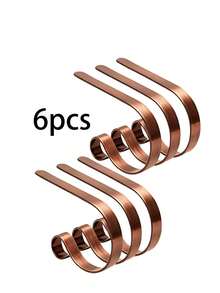 1/3/6 pièces Supports de bas de Noël dorés, crochets de cheminée, supports de décoration d'arbre de Noël antidérapants, convient pour accrocher les décorations de Noël, les bas de Noël de cheminée, les décors de fête