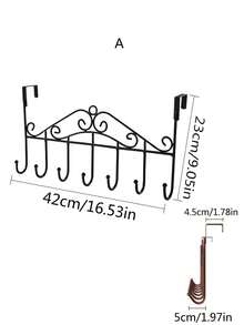 1入組門後掛鉤,可牢固掛在牆壁上,不需要鑽孔,適用於臥室、辦公室、浴室、客廳、廚房的衣服、帽子、圍巾、夾克、浴袍、毛巾、袋子、鑰匙和衣架