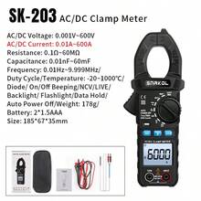 6000 Counts Digital Multimeter, DC/AC Voltage Current Tester, Ammeter, Voltmeter, NCV, Resistance, Capacitance Measuring Tool For Electricians - Multicolor - View 2