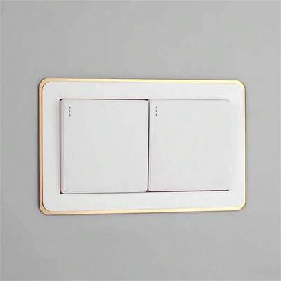 1pc Acrylic Switch Cover - Elegant Narrow Edge Design, Decorative Switch And Outlet Cover For Wall Protection