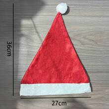 Set de 10 gorros de Papá Noel rojos, adecuados para hombres, mujeres y niños, como favor de fiesta de Navidad, decoración navideña y regalo de Navidad