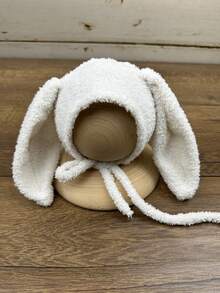 2 sztuki/zestaw strojów do fotografii noworodkowej, kombinezon i czapeczka z uszami króliczka, rekwizyty do zdjęć z kamieni milowych rozwoju niemowląt