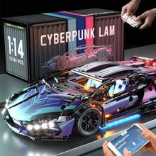 800+ Pcs Cyberpunk 911 Starry Sky Racing Car Building Blocks Toy Model, Birthday Gift - Christmas Gift - Perfect Gift