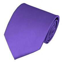 New Hot ! Solid Color Plain Classic Necktie Men's Tie,ZXCFTE - 29-紫色 - 查看 2