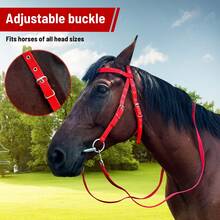 Adjustable Horse Bridle With Stainless Steel Bit - Equestrian Bridles And Horse Headstall