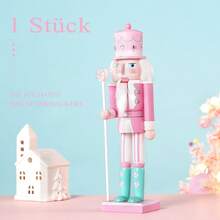 25 cm kreative pinke Zuckerwaren-Serie Nussknacker Weihnachtsfeier Tischdekoration feines Geschenk
