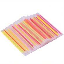 100pcs/Party Glow Sticks, White Wedding Glow Sticks, Party Decorations, Capable Of Emitting Light Continuously For 10 To 12 Hours In The Dark. They Can Be Used To Make DIY Bracelets, Necklaces, Etc. Suitable For Parties, Gatherings, Bars, Birthdays