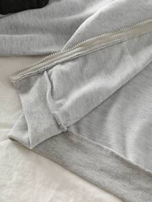 2 Stücke/Set Einhorn-Muster Sweatshirt Outfit für Kleine Mädchen, Langarm Kapuzenjacke mit Taschen & Strickjeans, warmer Lässig anzug für Frühling, Herbst, Winter, geeignet für Zuhause, Schule, Park