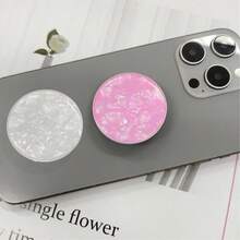 1pc Shell Shaped Phone Holder With Extendable Stand, Air Cushion Stand, Finger Grip, Compatible With IOS And Android Phones, Birthday Gift For Family And Friends, Sliding Phone Stand, Phone Accessory - Multicolor - View 12