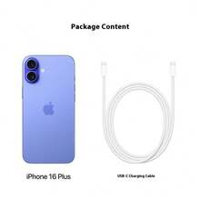Apple A+级二手苹果iPhone 16 Plus，原装正品，近乎全新（99%新）；手机，手机，iPhone，iPhone，手机，附赠屏幕保护膜 - 群青色 - 查看 5