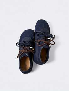 MASKERT 女士休闲鞋，磨砂皮，德比鞋，女士时尚休闲鞋，鞋 - 藍色 - 查看 6