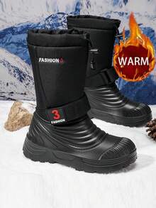 Herren warme Schneestiefel bis zur Mitte des Knöchels, Hochschaft, Winter Outdoor