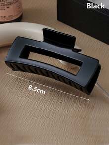 Soft Silicone Hair Claw, High-End Anti-Drop Unbreakable Hair Clip, Square Hair Soft Claw Clips For Women, Flexible Claw Clip For Thick Hair, Lightweight Large Cozy Clip Special Soft Hairpins, Suitable For Various Occasions, 2025 New Design Hair Accessories Women Claw Clip Fall Fashion Hair Claw Autumn Hair Clutch Elegant Clips For Hair Winter For Vacation Outfits Woman