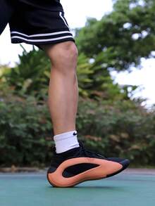 Giày bóng rổ cổ thấp bền bỉ, buộc dây mũi tròn adidas Harden Vol. 8 CY dành cho nam màu đen và cam IE2694 - Màu cam đậm - Xem 7