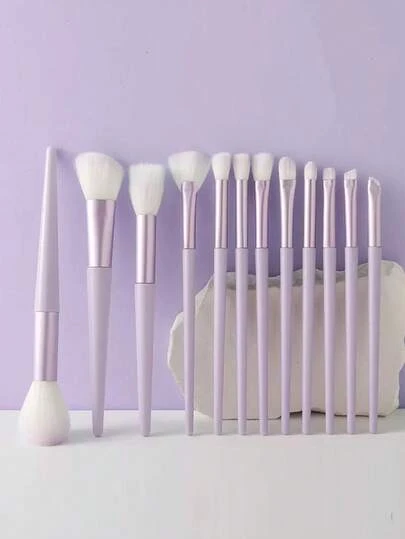 Zestaw 12 fioletowych pędzli do makijażu – profesjonalne pędzle do podkładu, różu, konturowania, cieni do powiek, pudru i aplikacji detali, do perfekcyjnego nakładania makijażu, zestaw pędzli, zestaw pędzli do makijażu, zestaw pędzli do makijażu, kompletny zestaw do makijażu, zestaw pędzli do makijażu, kompletny zestaw do makijażu, zestaw pędzli, zestaw pędzli do makijażu, zestaw prezentowy do makijażu