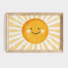 1 画框艺术/帆布墙画、儿童房墙面画廊、墙面装饰套装、儿童房装饰、儿童房艺术品、女孩艺术品、小女孩艺术品、儿童房装饰、画框墙面艺术、客厅绘画、房间装饰、家居装饰、墙面装饰、浴室装饰 - 彩色 - 查看 7